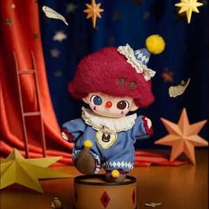 Pop Mart WHY SO SERIOUS Series-Vinyl Plush Pendant Flame Clown New Sealed